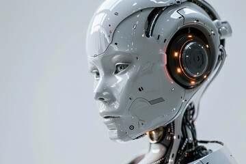 Fototapeta premium AI female assistant