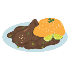 Chicken with Puebla Style Mole Sauce