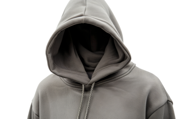 mockup hoodie and cap standing in the cold, shadowed and mysterious