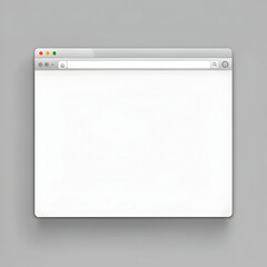 Opened browser window template. Past your content into it