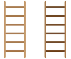 Wooden Step Ladder for Construction. Vector Illustration. © SubhanHassan