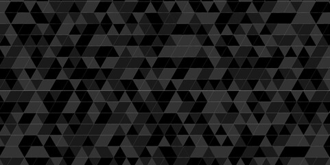 Abstract geometric wall creative background vector seamless technology black and gray background. geometric pattern gray Polygon Mosaic triangle Background, business and corporate background.