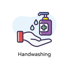 Handwashing vector icon