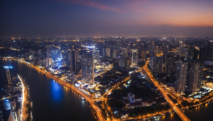 Obraz premium view of the city