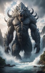 Fototapeta premium Ai Generated Monster Giant