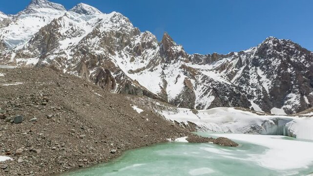 K2 mountain peak, second highest mountain in the world, K2 trek, Pakistan, Asia
