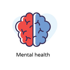 Mental health vector icon