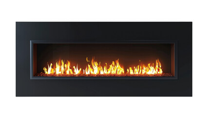 Modern Electric Fireplace with Realistic Flames