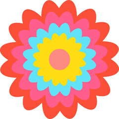 Flower Abstract Shape Element Sign