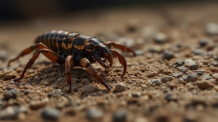 close up of a scorpion in nature wildlife