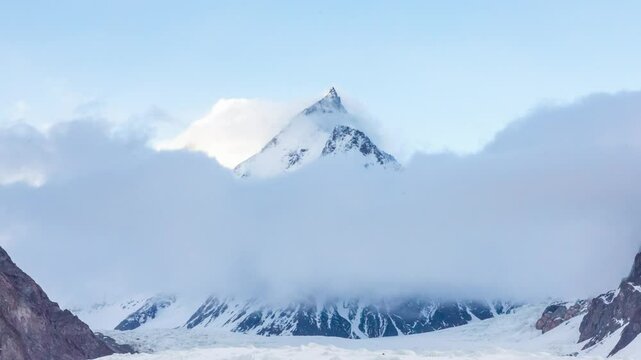 K2 mountain peak, second highest mountain in the world, K2 trek, Pakistan, Asia