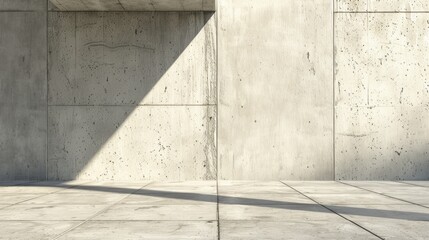 Architectural building details with cement wall an stuck