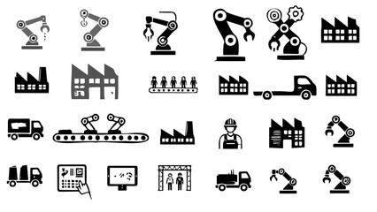 Industrial Icons Set