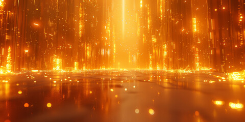 Creative glowing big data glitch background. Unique Design Abstract Digital Pixel Noise Glitch Error Video Damage. 3D Rendering.