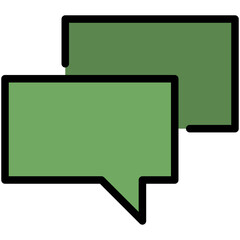 question filled line icon