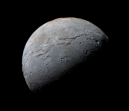 Charon the moon of planet Pluto.