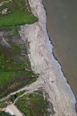 Delta du Rhône vue du ciel