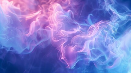 Abstract Background with Colorful Smoke