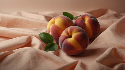 A solid peach background that creates a soft and inviting canvas for showcasing products or objects in the foreground The gentle peach color adds a touch of warmth and sweetness,.