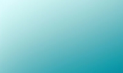 Fototapeta premium Blue green grainy color gradient background teal turquoise glowing noise texture poster backdrop designm copy space. 