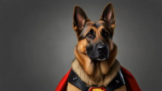 german shepherd portrait