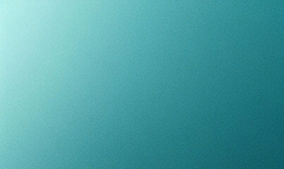 Fototapeta premium Blue green grainy color gradient background teal turquoise glowing noise texture poster backdrop designm copy space. 