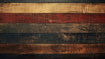 Vintage distressed wood background with horizontal stripes Retrospective aesthetic
