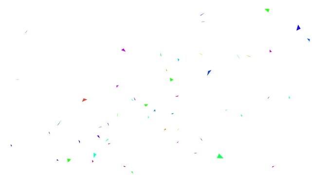 색종이 조각(축하+파티클+영상 효과)