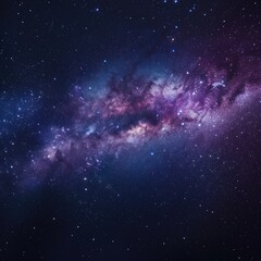 Obraz premium Starry Night Sky with Milky Way Galaxy