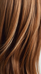 hair on a white background