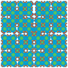 seamless pattern with flowers