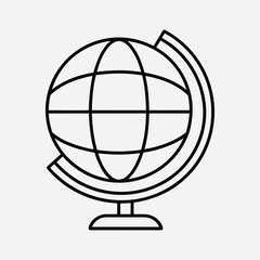 vector globe icon design