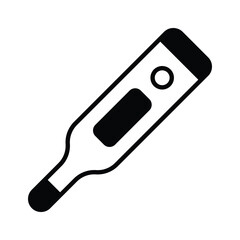 Thermometer in modern style, temperature measuring gauge