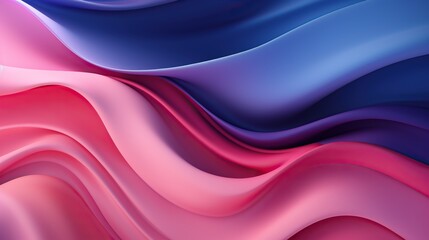 Fototapeta premium Abstract Gradient Waves of Pink, Purple, and Blue