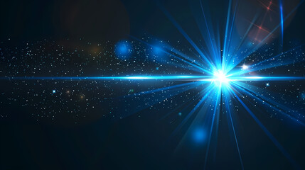 Fototapeta premium Abstract blue light background