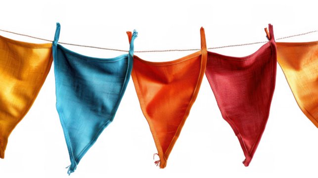 Colorful Pennant Flags