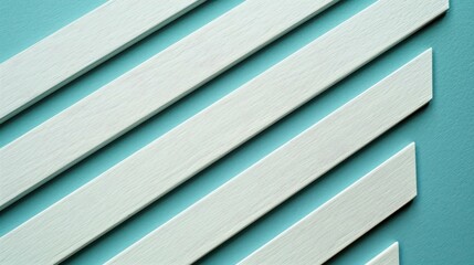 Fototapeta premium Dynamic blue shapes with white lines on a minimal geometric background. Abstract, modern, hipster, and futuristic graphic design.