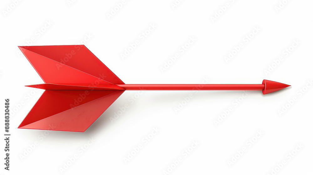 Poster abstract arrows design element isolated on white background.