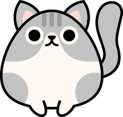 Cute Cat Illustration