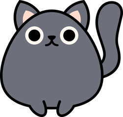 Cute Cat Illustration