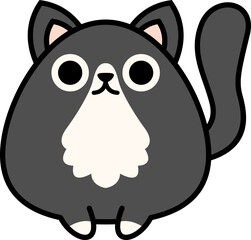 Cute Cat Illustration