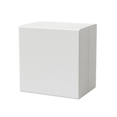white box mockup  , isolated on a white background. , transparent background