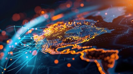 Global economy, interconnected markets, 