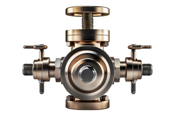 Ball valve isolated on transparent background