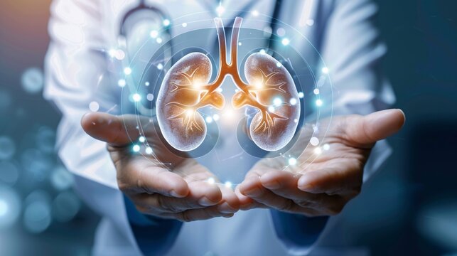 An impactful photo of kidney stone treatment, featuring medication and dietary changes