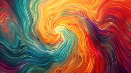 Obraz premium Colorful swirl illustration