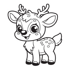 Ilustration Artwork of Deer