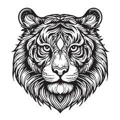 Ilustration Artwork of Tiger