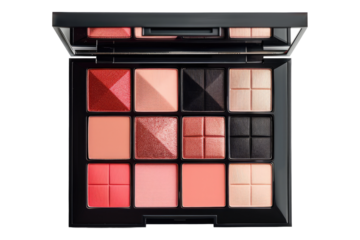 Beauty product collection isolated on transparent background