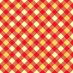 Fototapeta premium seamless pattern of diagonal gingham stripes, adding a dynamic and unique touch, Generative AI